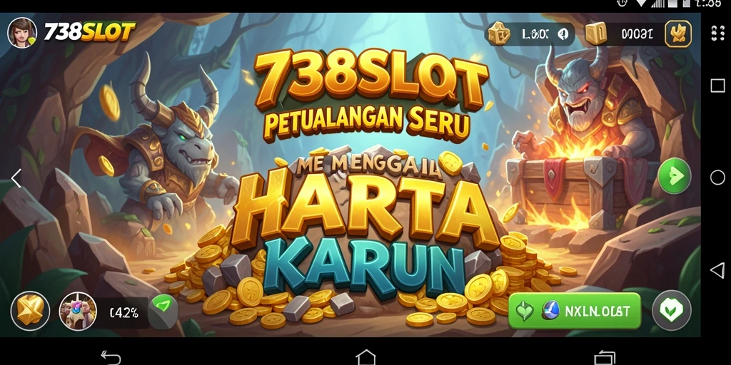 Tampilan gameplay 738SLOT yang penuh petualangan dan tantangan seru.