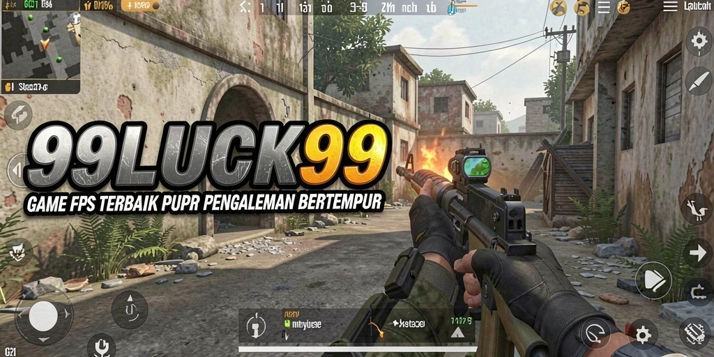 Tampilan gameplay menegangkan di 99LUCK99 dengan aksi tembak-menembak.