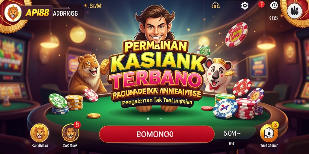 Tampilan menarik gameplay Kasino di API88, menjanjikan pengalaman seru.
