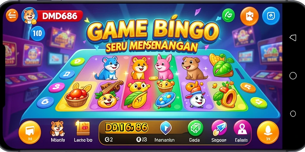 Tampilan gameplay DMD686 yang menyenangkan dan interaktif.