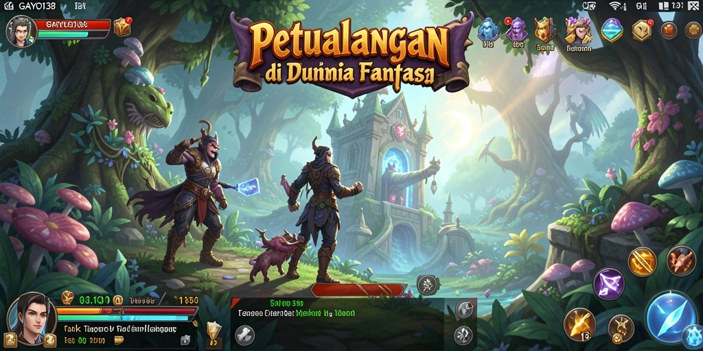 Screenshot GAYO138 menunjukkan aksi petualangan yang mendebarkan.