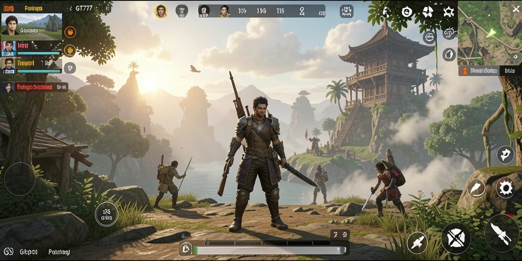 Gameplay GT777 yang menakjubkan di dunia terbuka.