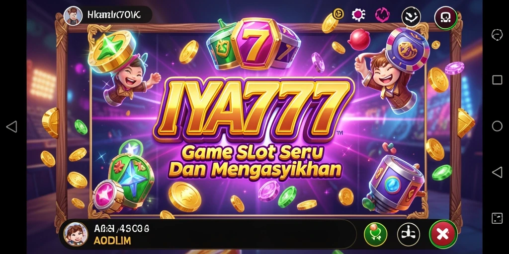 Screenshot gameplay IYA777 yang menampilkan putaran Slot yang seru.