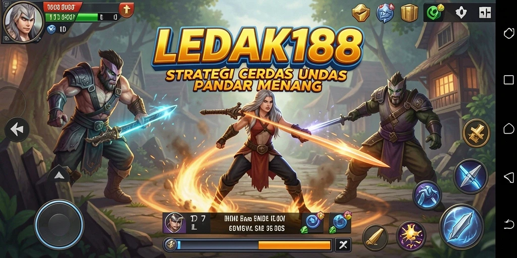 Tampilan gameplay menegangkan dalam LEDAK188, menunjukkan strategi yang mendebarkan.