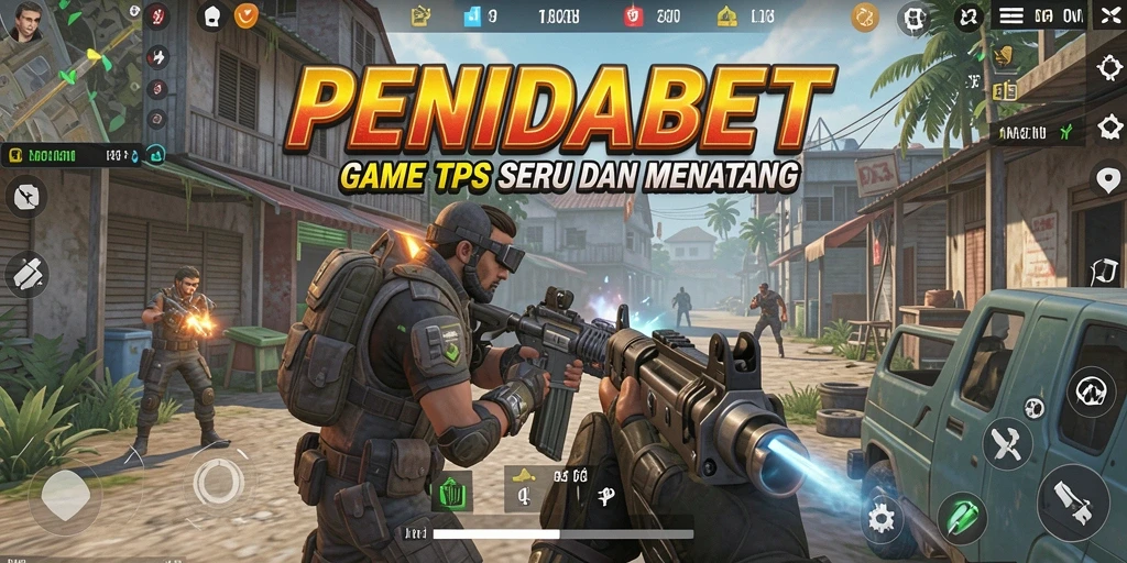 Tampilan gameplay seru dari PENIDABET dengan aksi tembak-menembak.