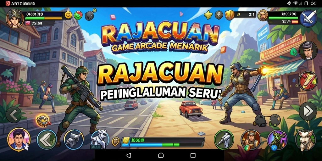 Tampilan menakjubkan dari gameplay RAJACUAN yang seru.