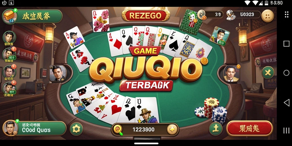 Tampilan gameplay REZEGO yang menarik dan penuh aksi QiuQiu.