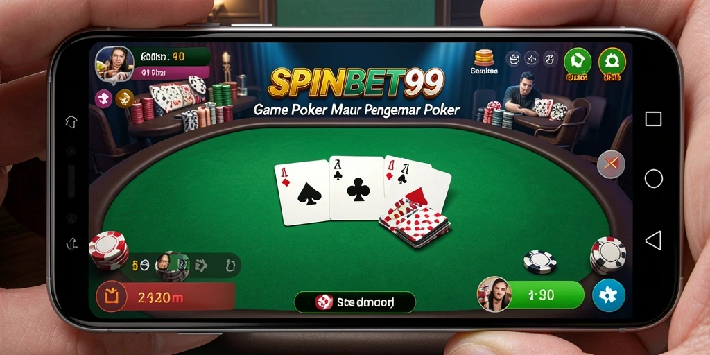 Screenshot SPINBET99 menampilkan gameplay poker yang seru dan menantang.