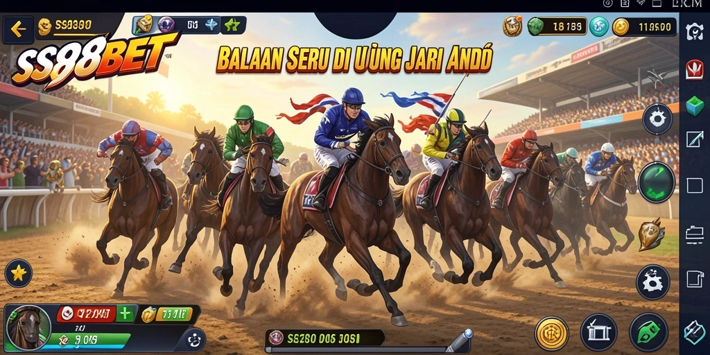 Gameplay Racing yang mendebarkan dan menantang di SS88BET.