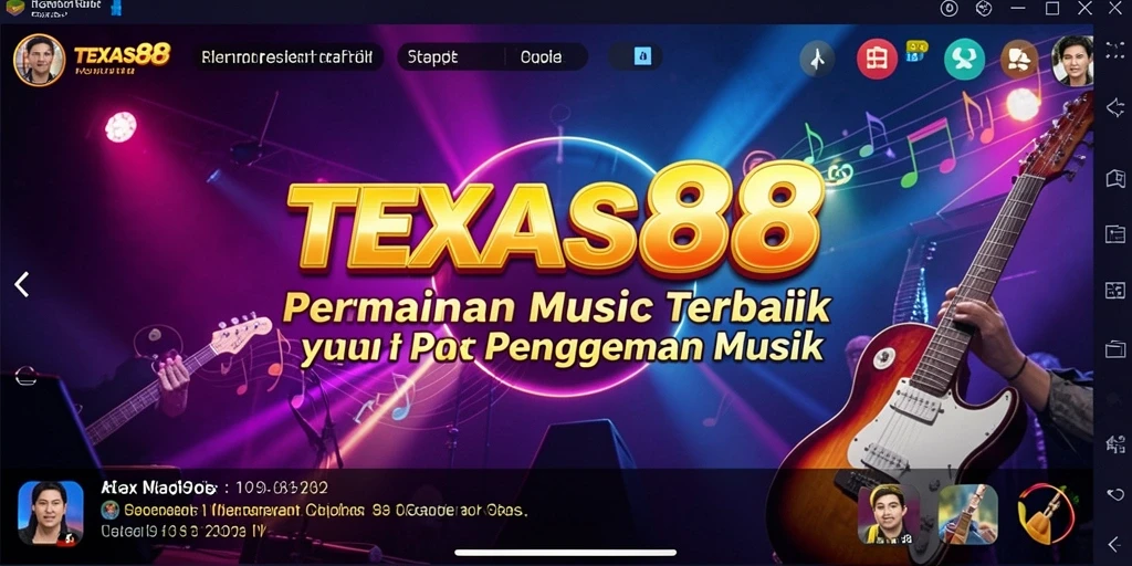 Tampilan gameplay TEXAS88 yang menarik dan penuh warna.